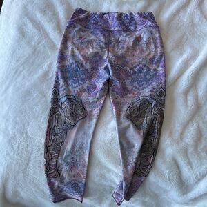 Evolution and Creation Multicolor Elephant Print Leggings